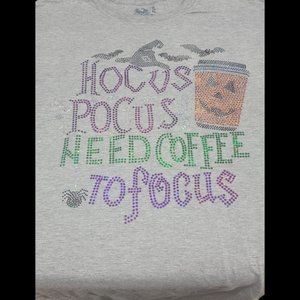 NWT Womans XL HocusPocus Coffee T Shirt